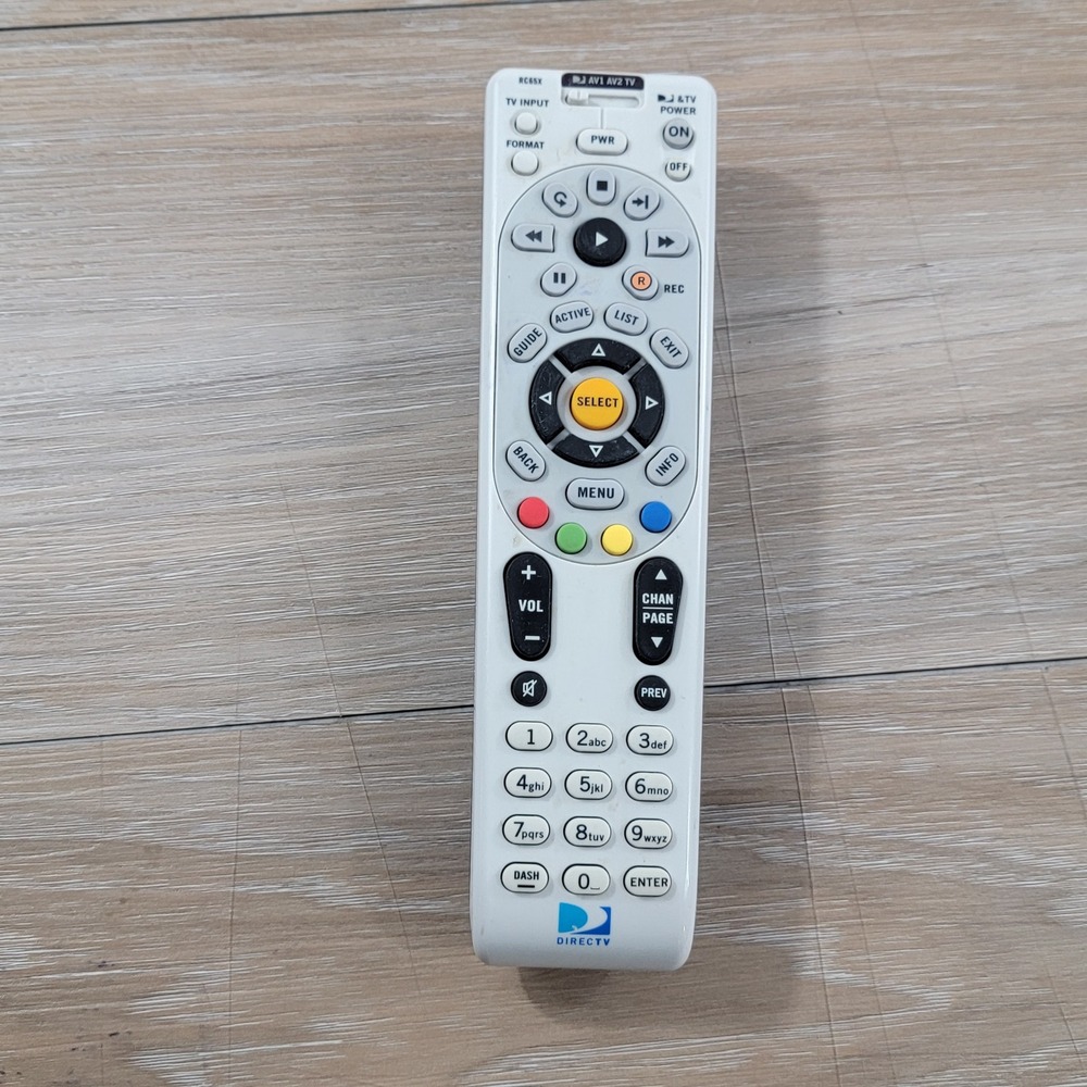 DIRECTV RC65RX Universal IR TV Remote Control